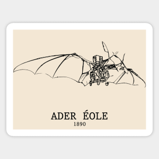 Ader Éole 1890 Aircraft Sticker